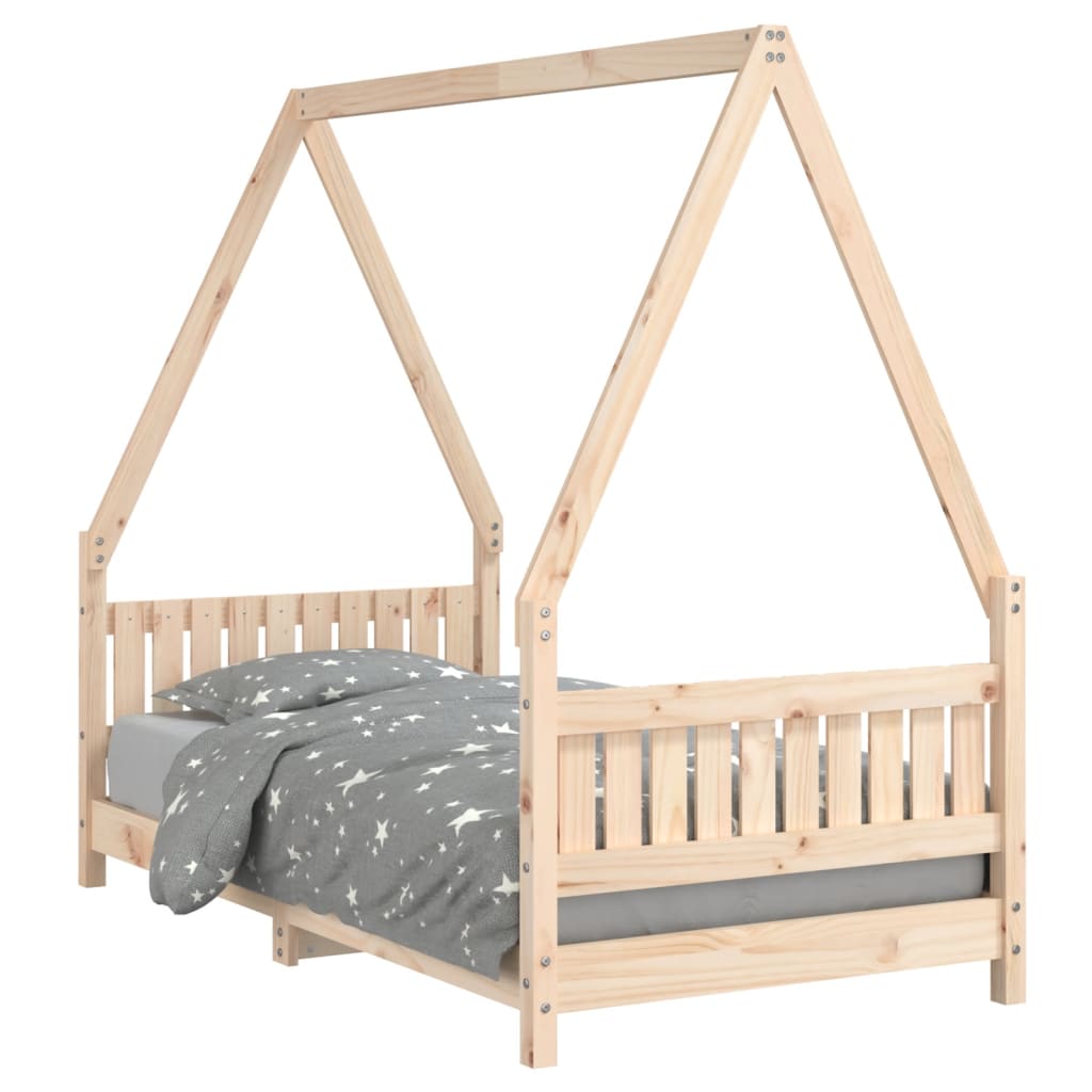 Solid Pine Kids Bed Frame 80x160 cm - Durable & Stylish
