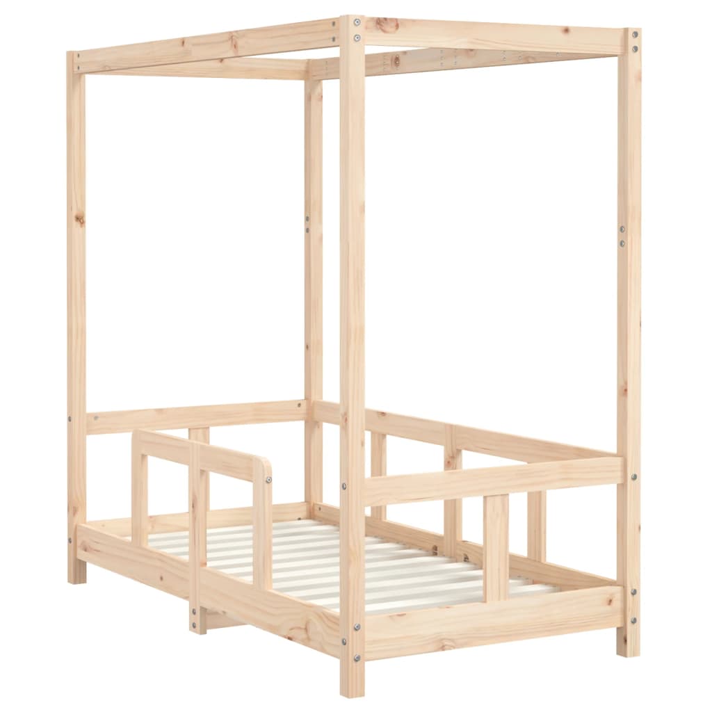 Solid Pine Kids Bed Frame 70x140 cm - Durable & Stylish