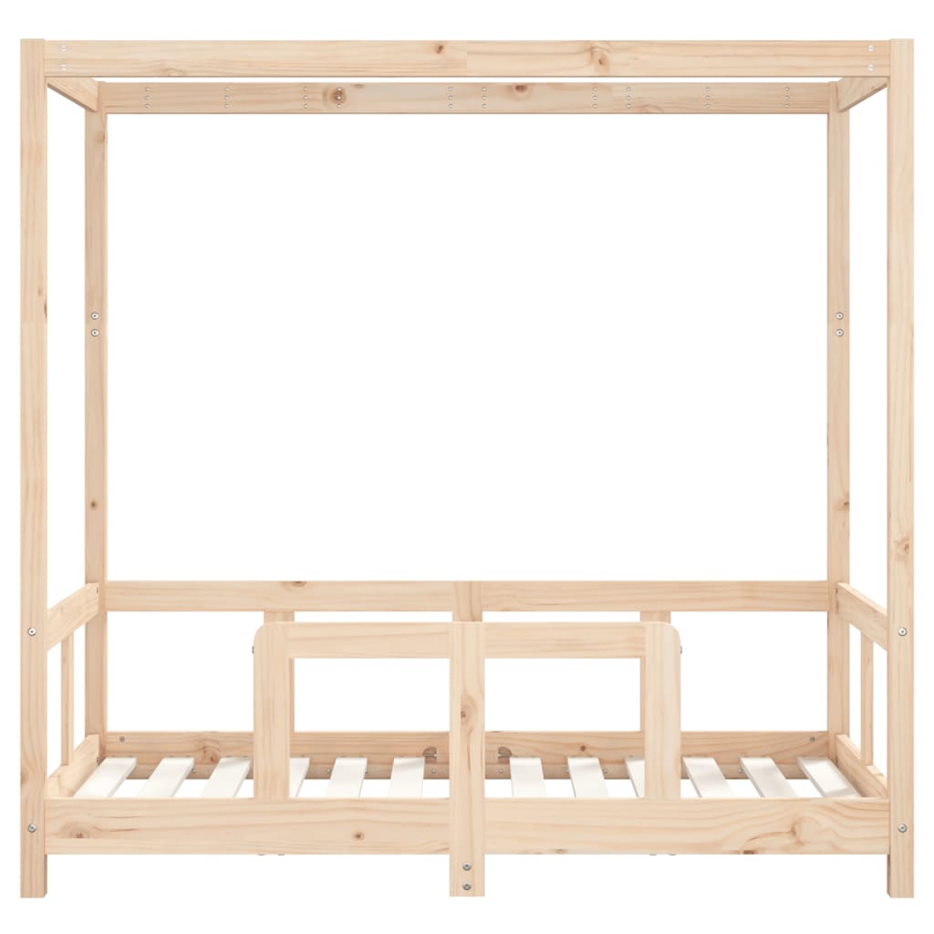 Solid Pine Kids Bed Frame 70x140 cm - Durable & Stylish