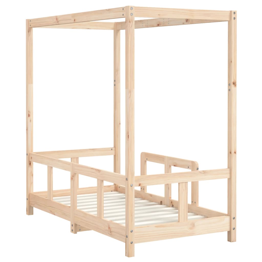 Solid Pine Kids Bed Frame 70x140 cm - Durable & Stylish