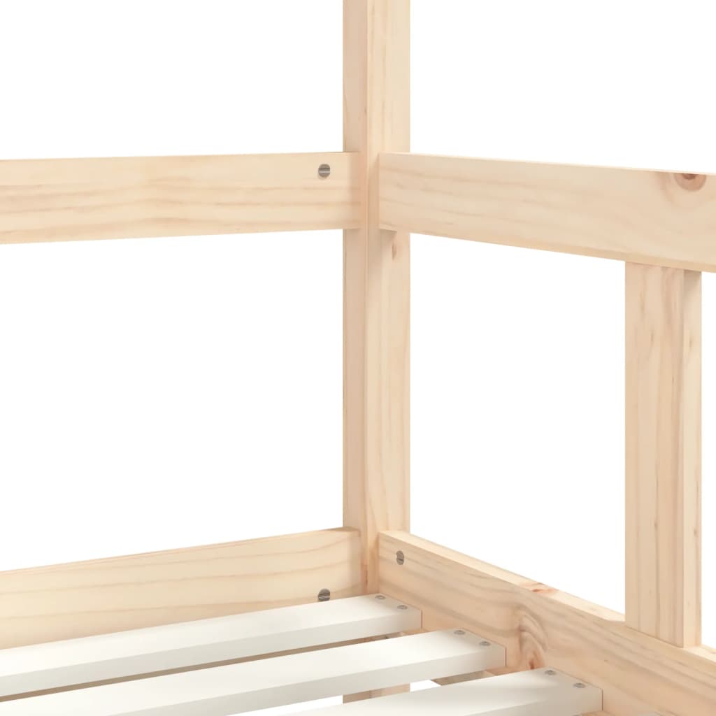 Solid Pine Kids Bed Frame 70x140 cm - Durable & Stylish