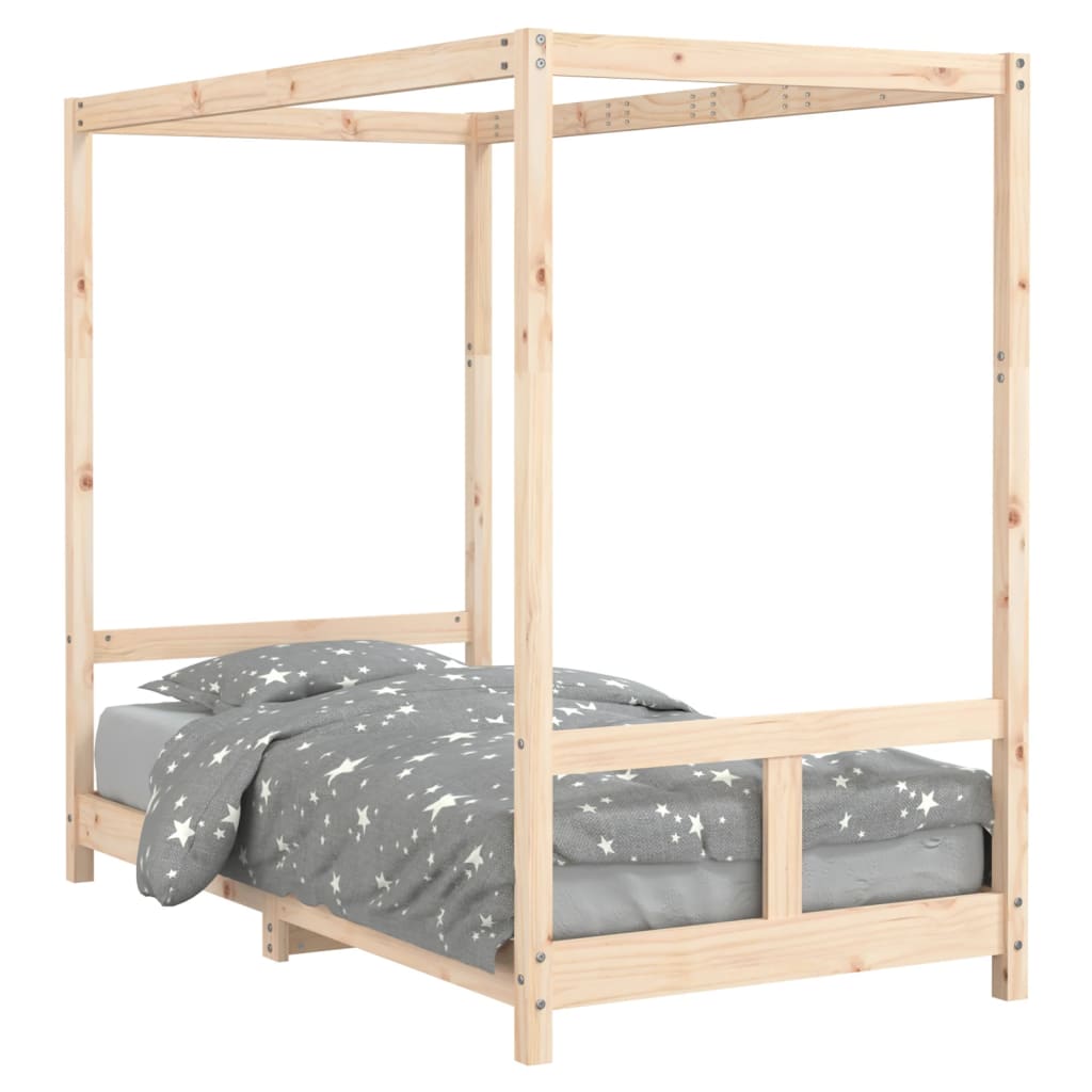 Solid Pine Kids Bed Frame 80x160 cm - Durable & Stylish