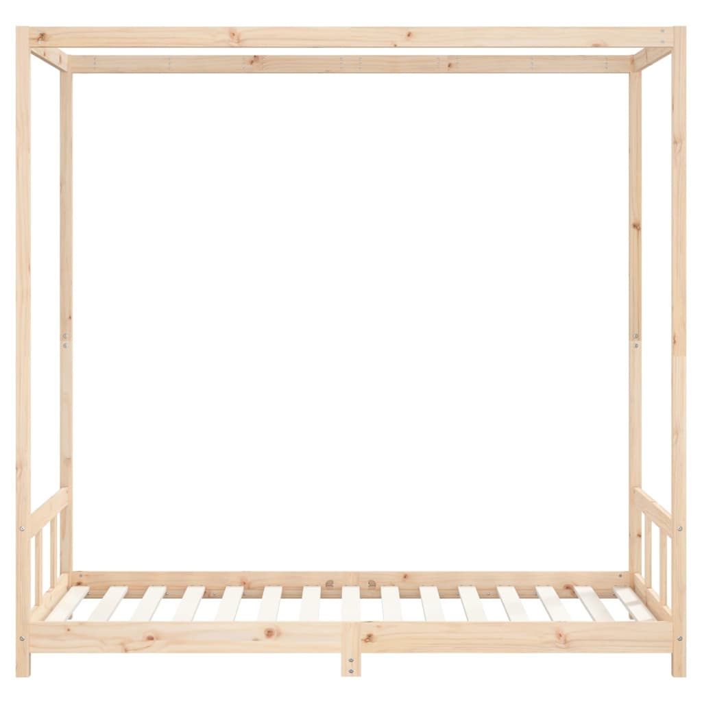 Solid Pine Kids Bed Frame 90x190 cm - Sturdy & Stylish Design