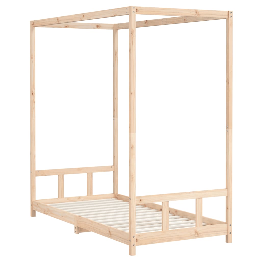 Solid Pine Kids Bed Frame 90x190 cm - Sturdy & Stylish Design