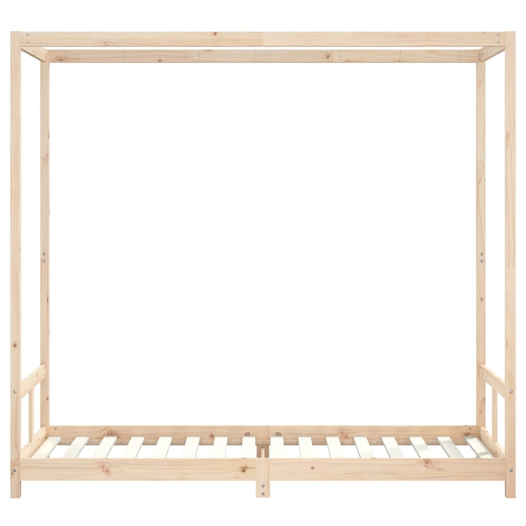 Solid Pine Kids Bed Frame 80x200cm - Durable & Eco-Friendly