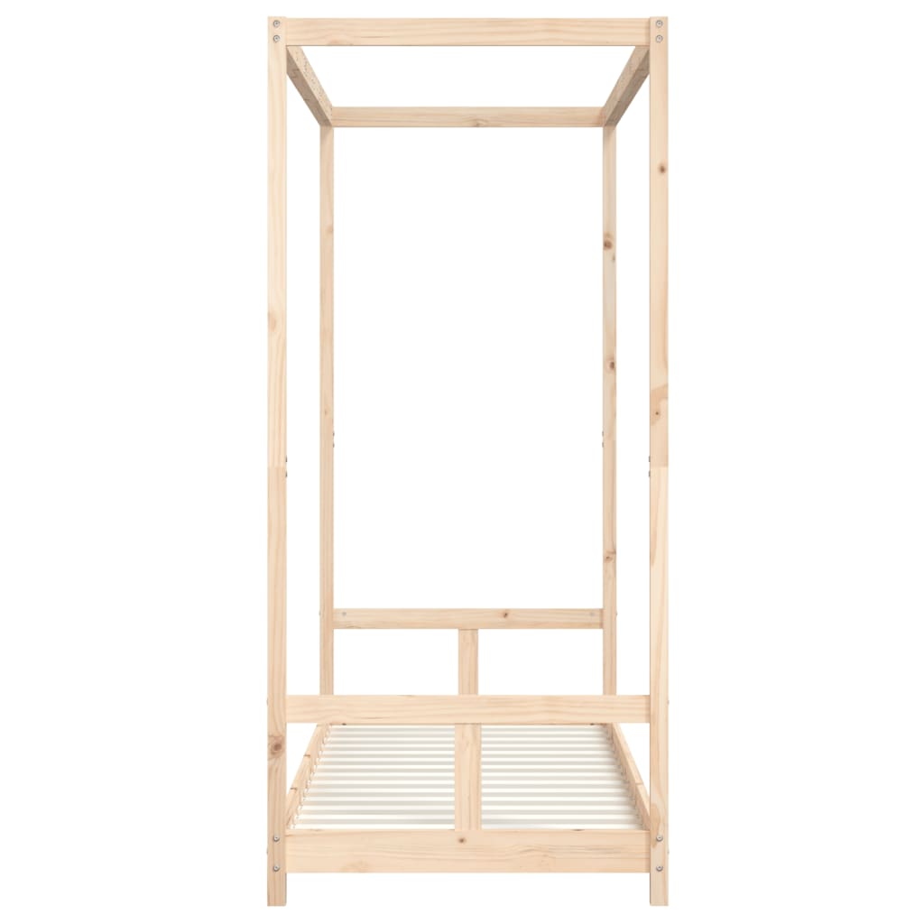 Solid Pine Kids Bed Frame 80x200cm - Durable & Eco-Friendly