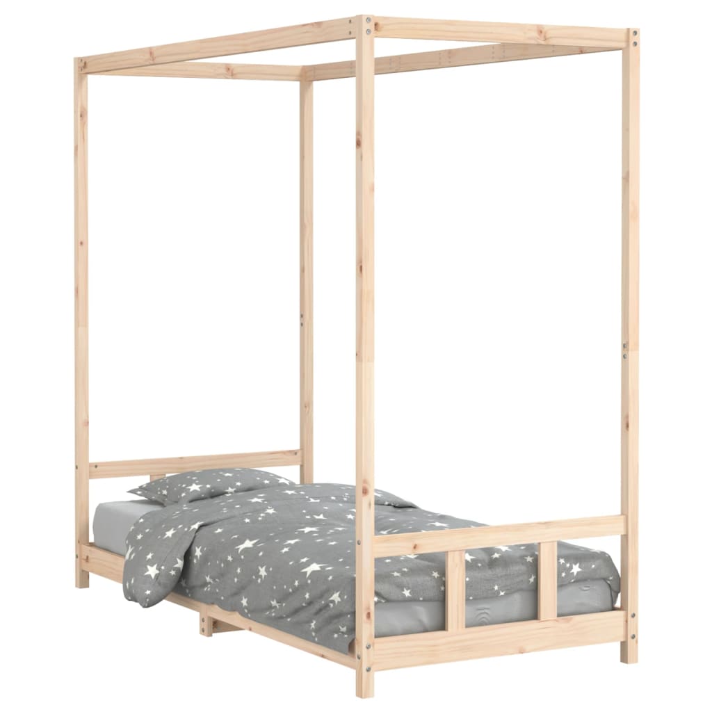 Solid Pine Kids Bed Frame 90x200 cm - Durable & Stylish Design