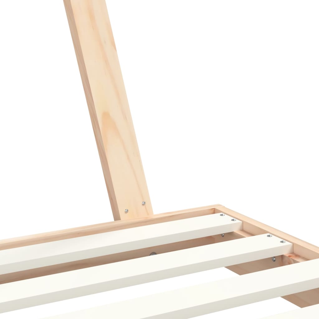 Solid Pine Wood Kids Bed Frame 90x190 cm - Sturdy & Stylish