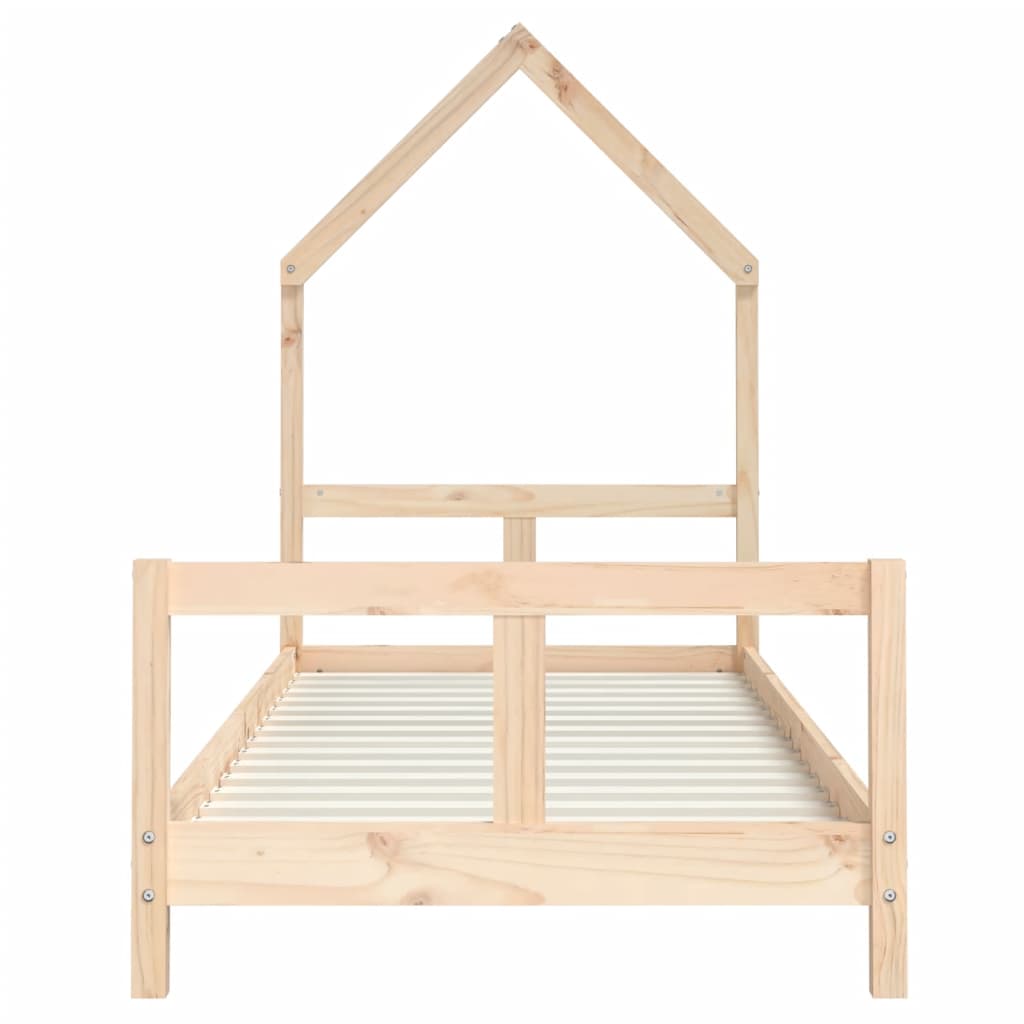 Solid Pine Kids Bed Frame 80x200 cm - Sturdy & Stylish