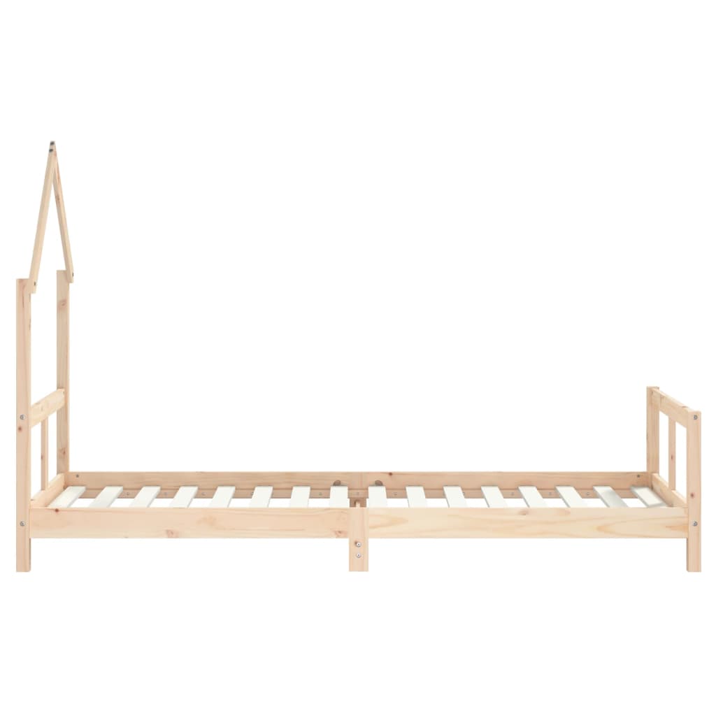 Solid Pine Kids Bed Frame 80x200 cm - Sturdy & Stylish