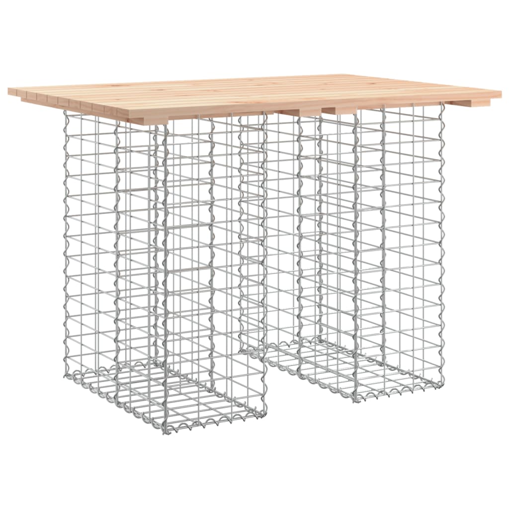 Solid Pine Garden Bench Gabion Design 100x70x72 cm
