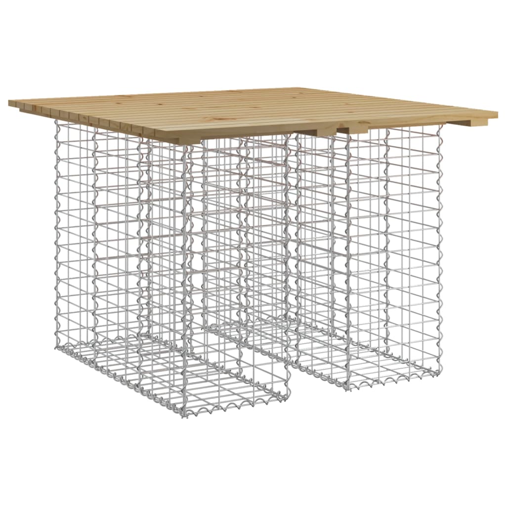 Garden Bench Gabion 100x102x72 cm - Impregnated Pine Wood