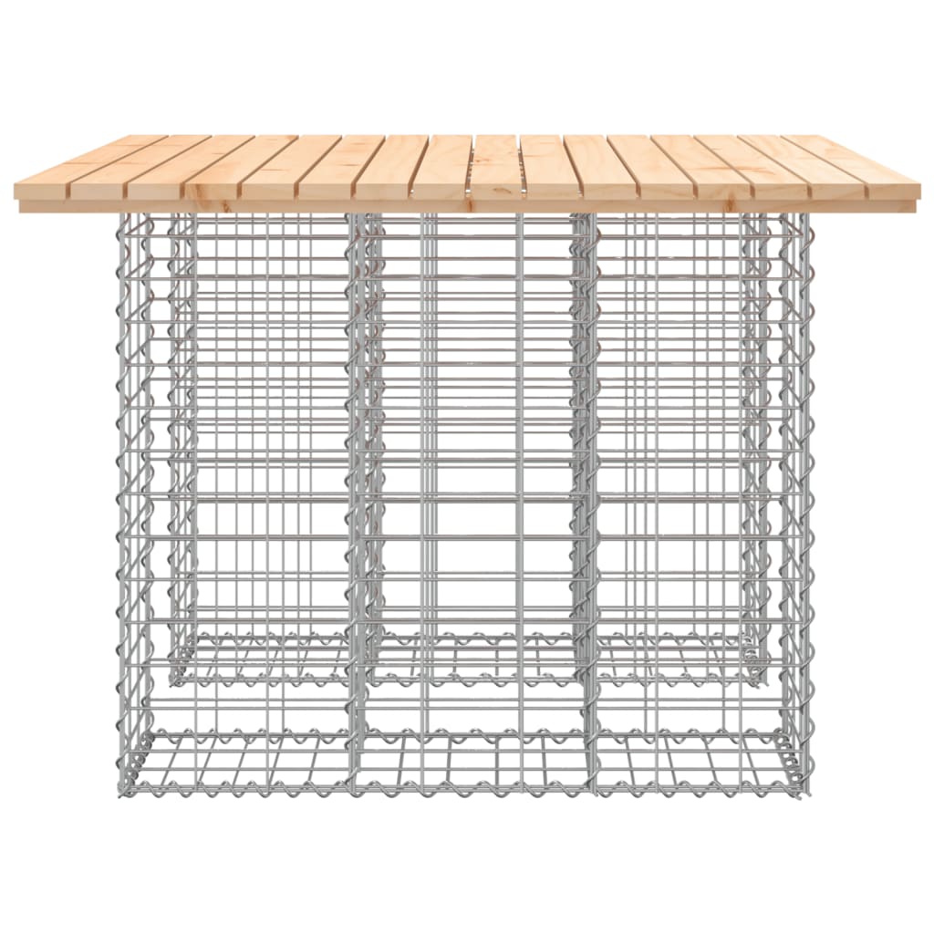 Solid Pine Garden Bench Gabion Design – 100x102x72 cm