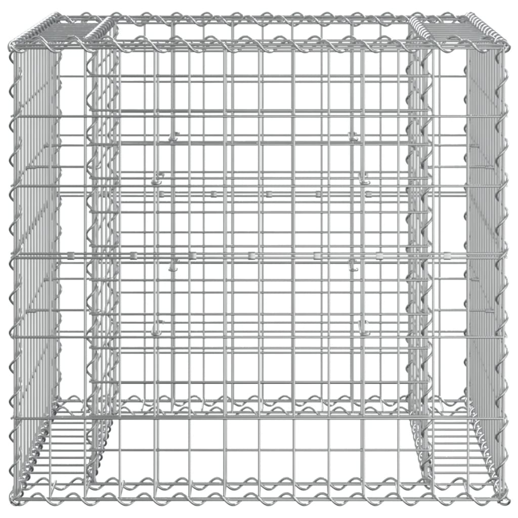 Gabion Basket Garden Bench with Impregnated Pine Wood