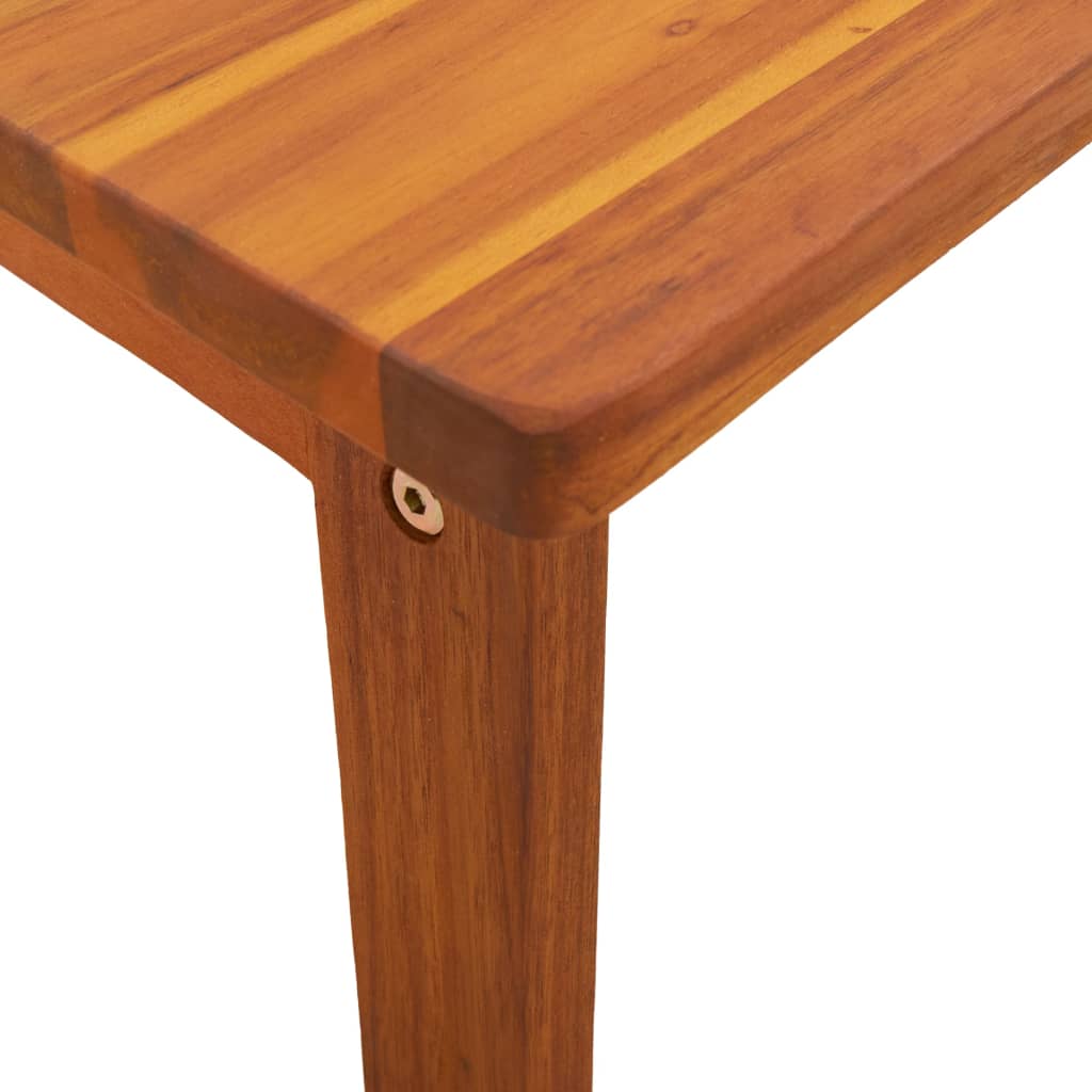 Solid Wood Acacia Step Stool 38x26x22 cm - Durable & Stylish