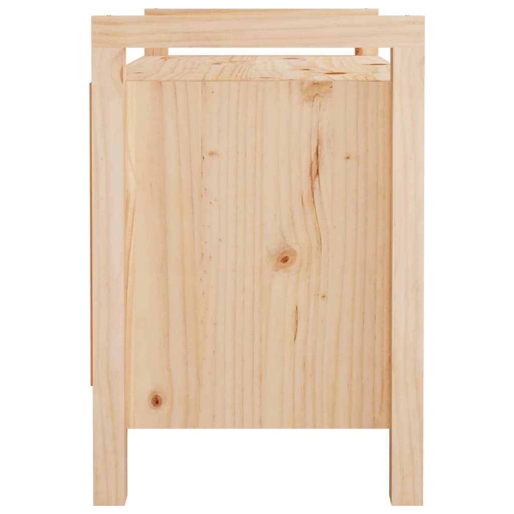 Solid Pine Hall Bench 80x40x60 cm - Stylish Entryway Seating