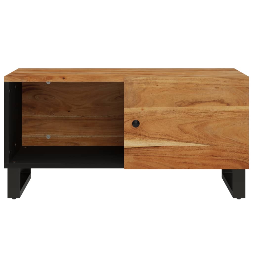 Coffee Table 80x50x40 cm Solid Wood Acacia&Engineered Wood