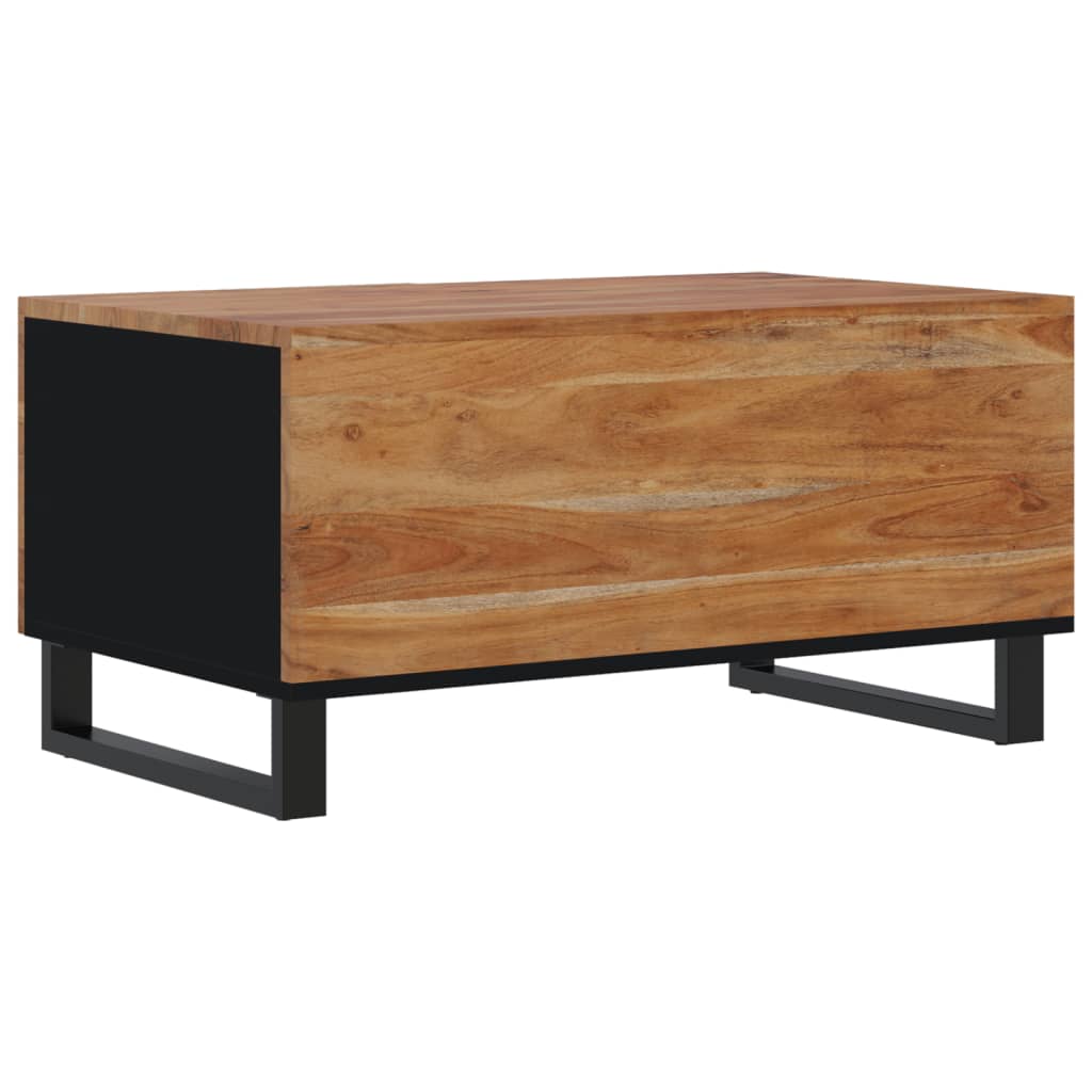 Coffee Table 80x50x40 cm Solid Wood Acacia&Engineered Wood
