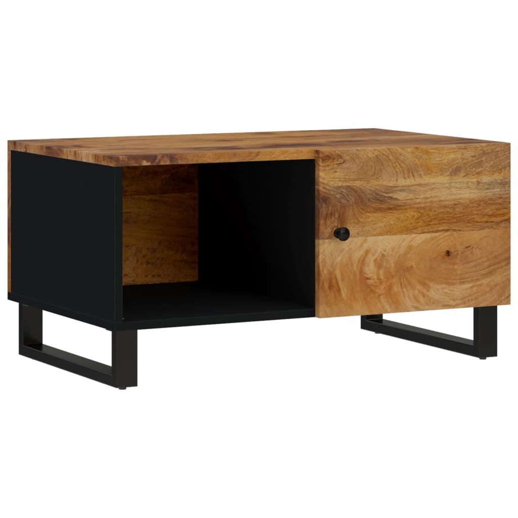 Coffee Table 80x50x40 cm Solid Wood Mango&Engineered Wood