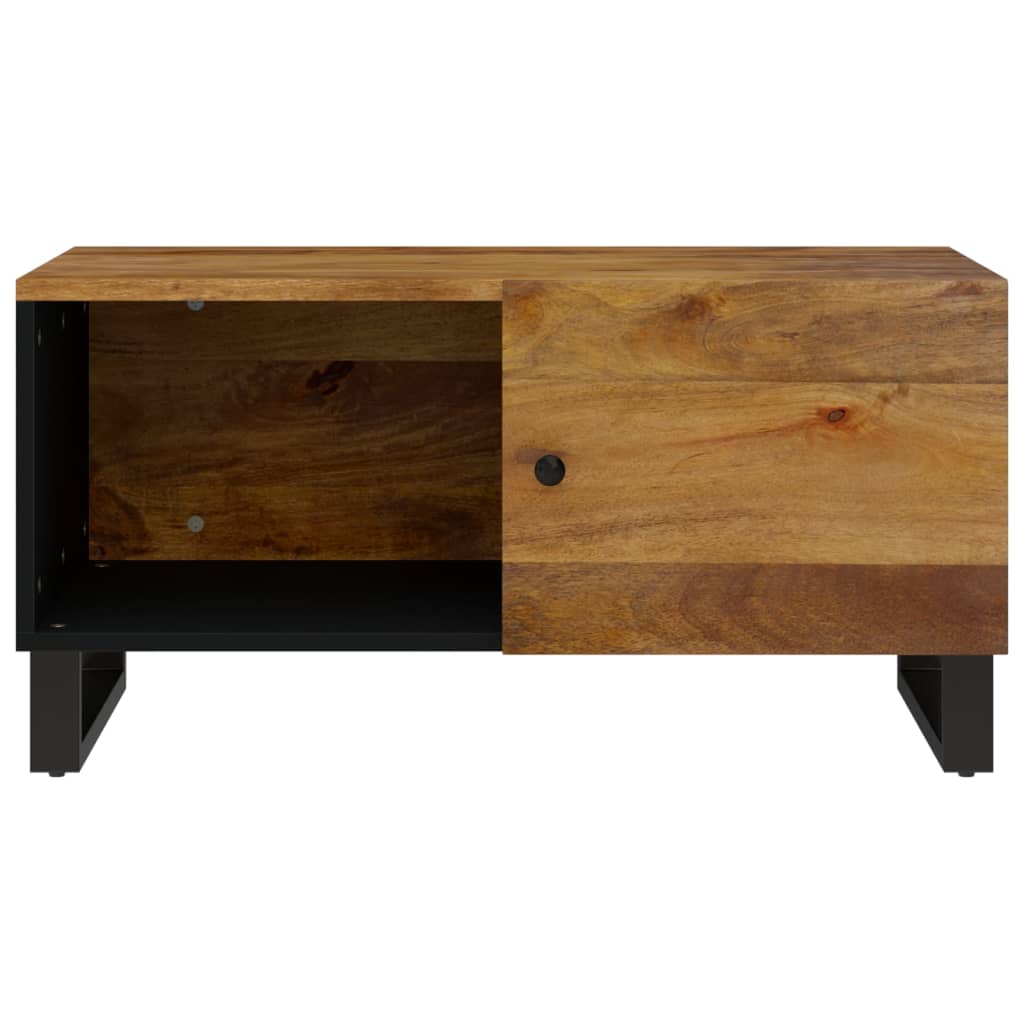 Coffee Table 80x50x40 cm Solid Wood Mango&Engineered Wood