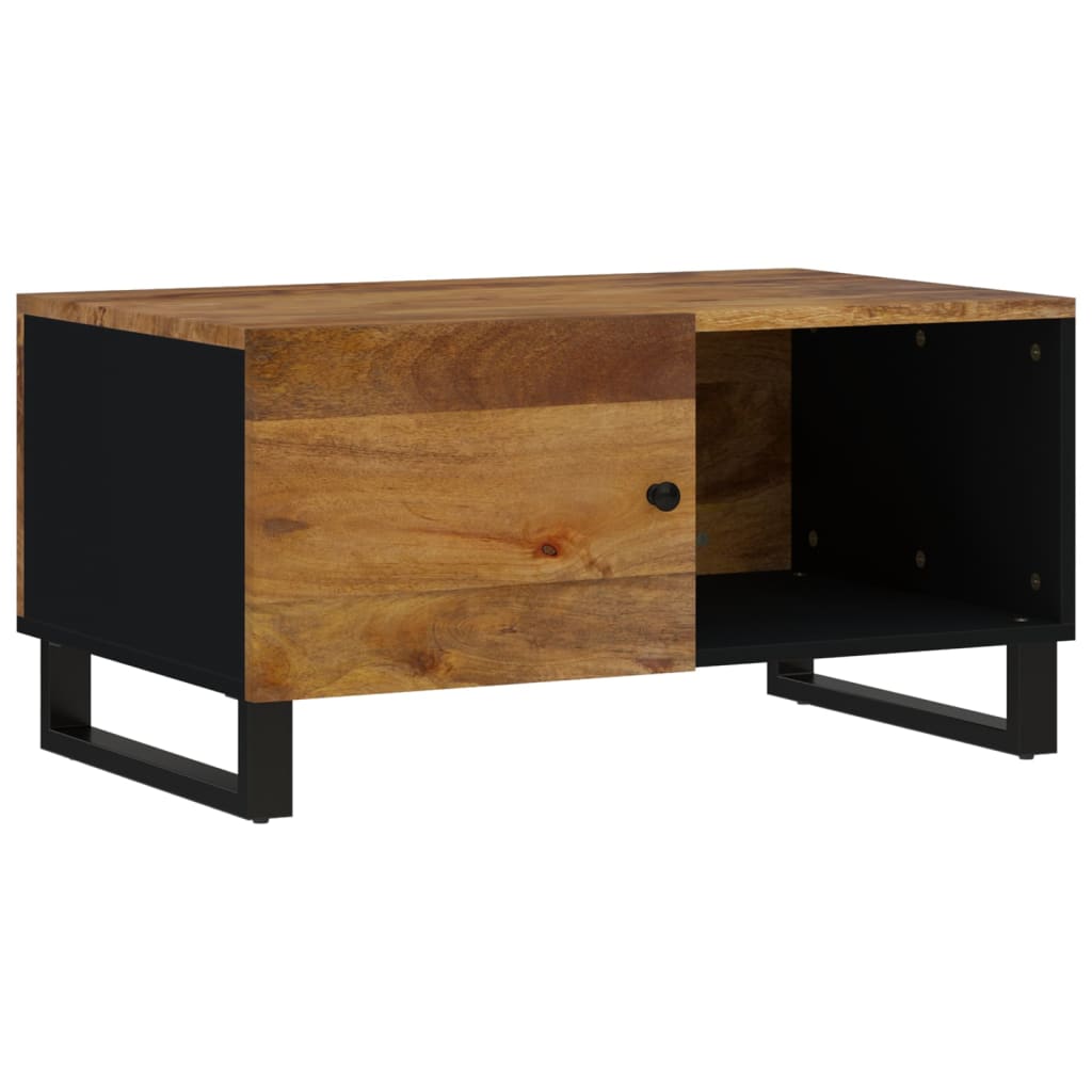 Coffee Table 80x50x40 cm Solid Wood Mango&Engineered Wood
