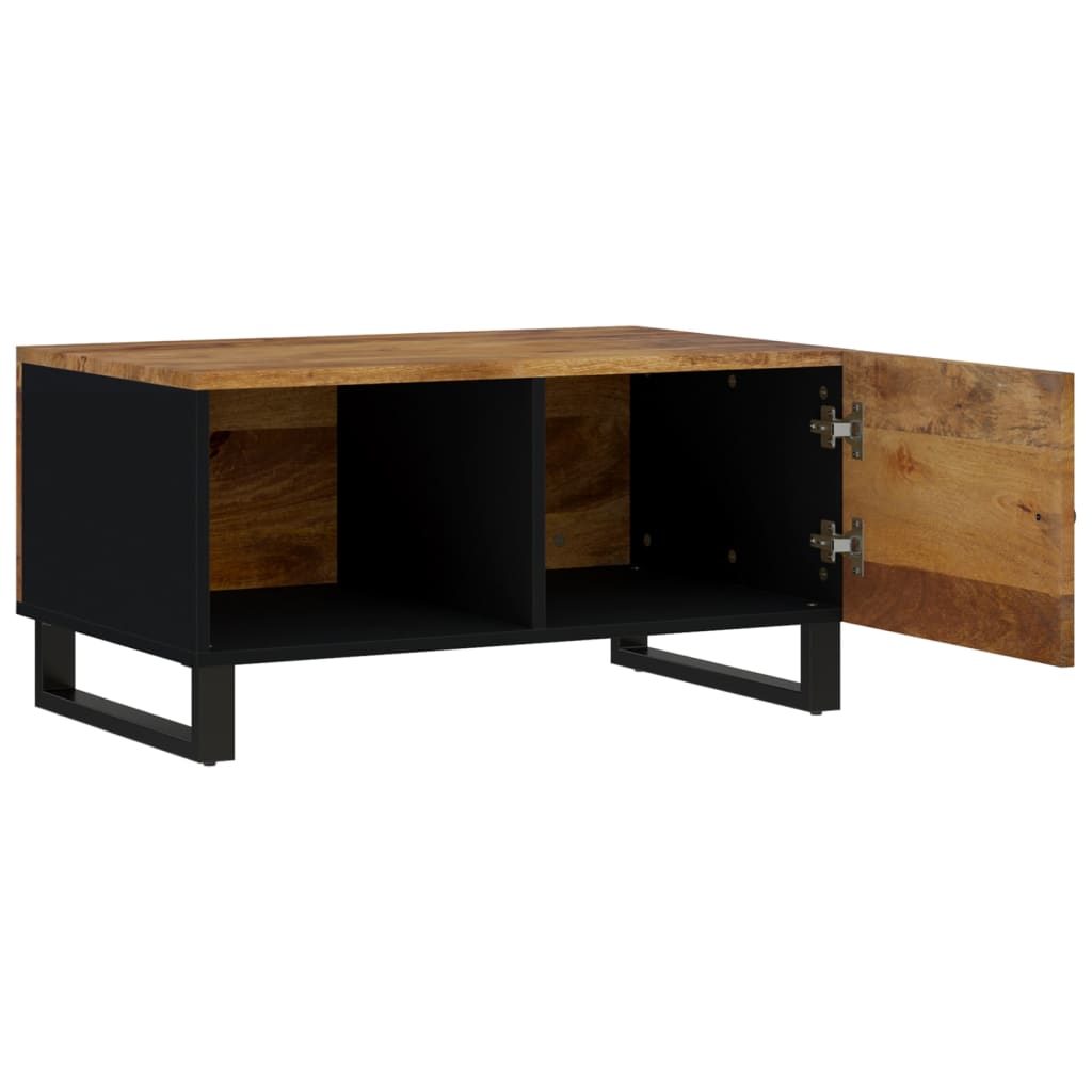 Coffee Table 80x50x40 cm Solid Wood Mango&Engineered Wood