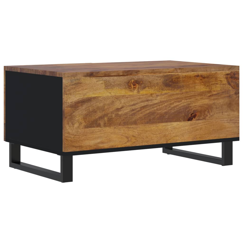 Coffee Table 80x50x40 cm Solid Wood Mango&Engineered Wood