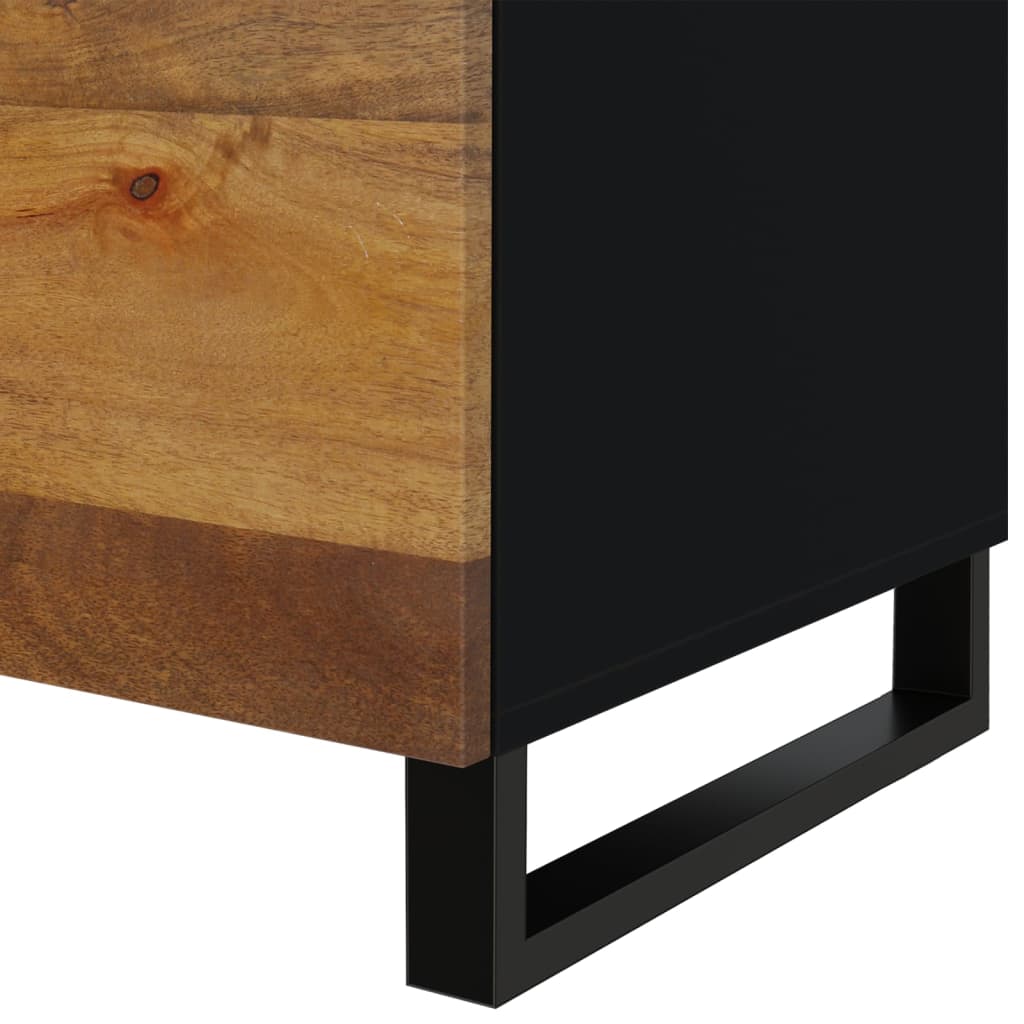Coffee Table 80x50x40 cm Solid Wood Mango&Engineered Wood