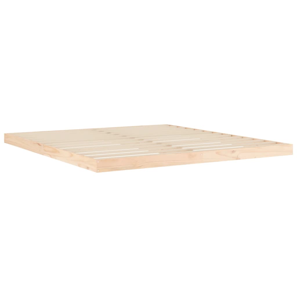 Solid Pine Wood Super King Bed Frame 180x200 cm (No Mattress)