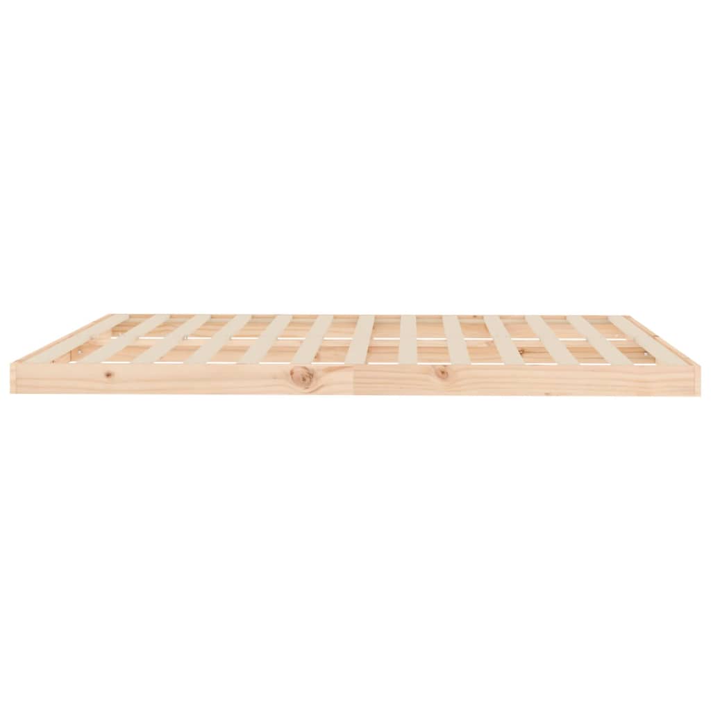 Solid Pine Wood Bed Frame 160x200 cm - Durable & Stylish Design