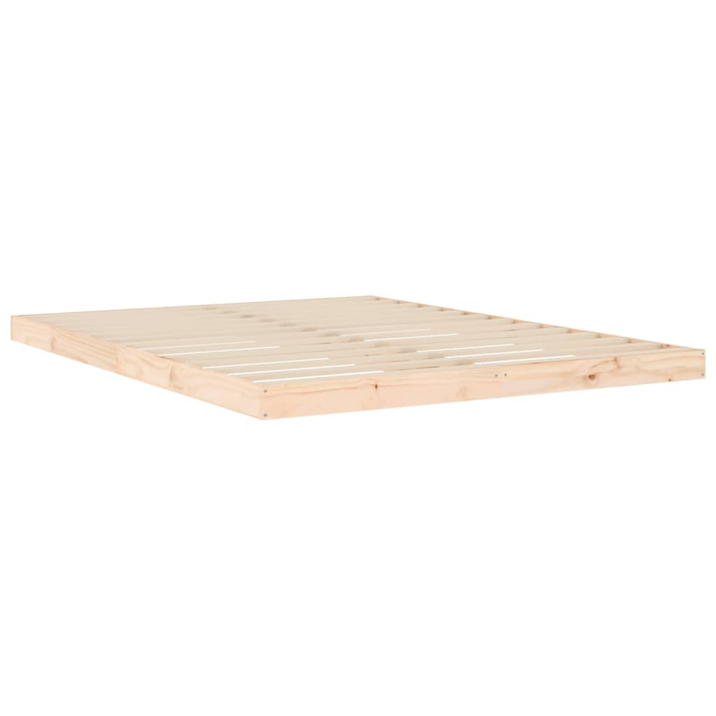 Solid Pine King Bed Frame 150x200 cm - No Mattress Included