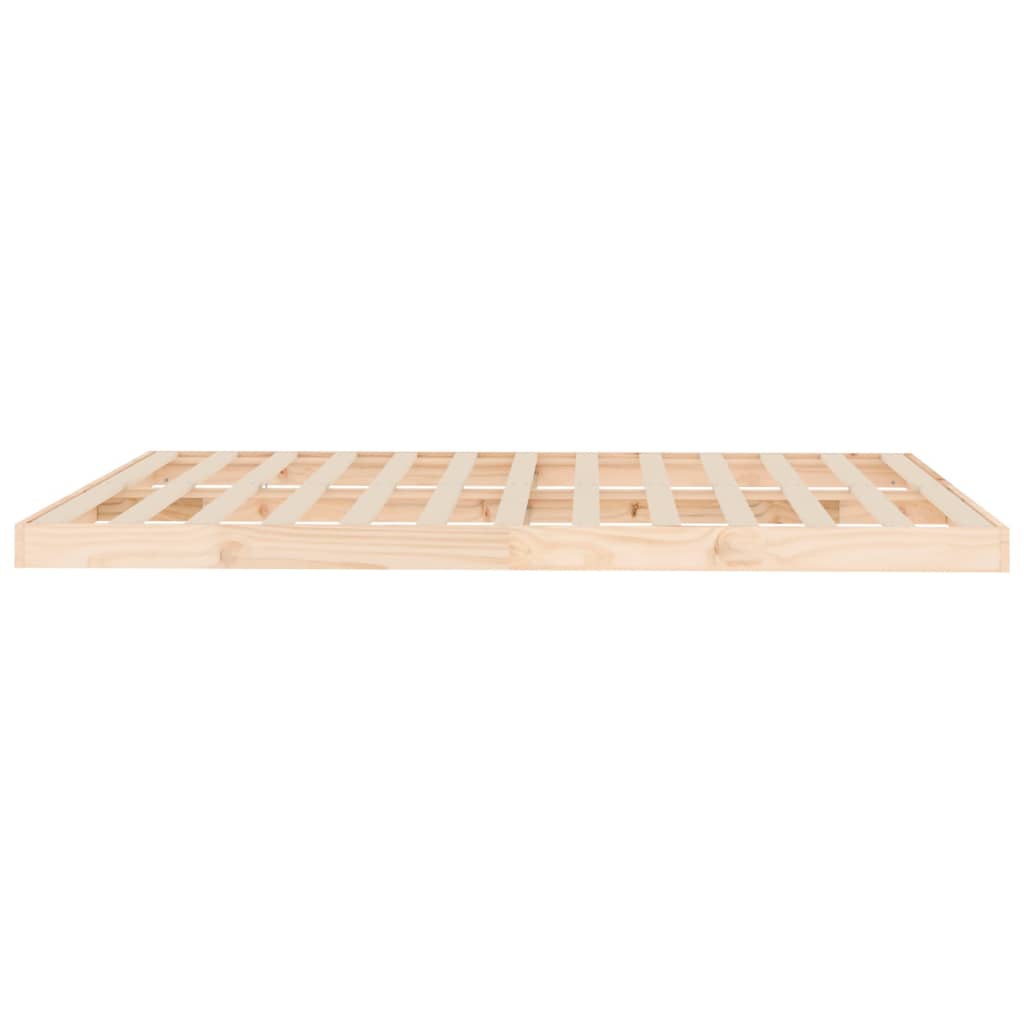Solid Pine King Bed Frame 150x200 cm - No Mattress Included