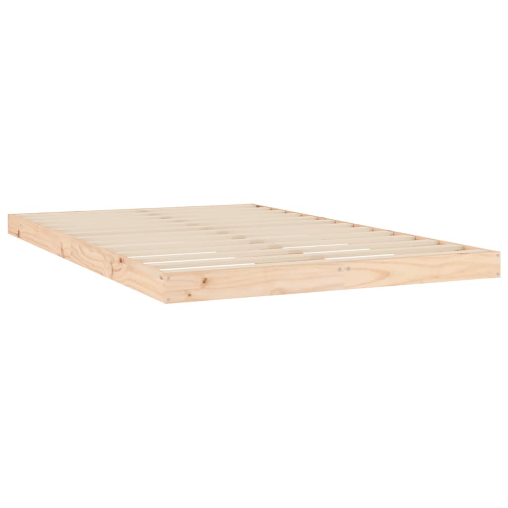 Solid Pine Wood Bed Frame 120x200 cm - Sturdy & Stylish Design