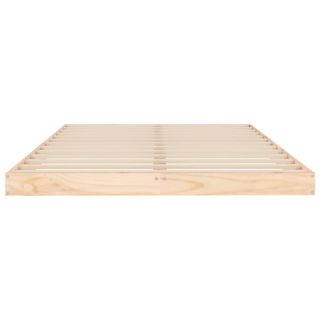 Solid Pine Wood Bed Frame 120x200 cm - Sturdy & Stylish Design