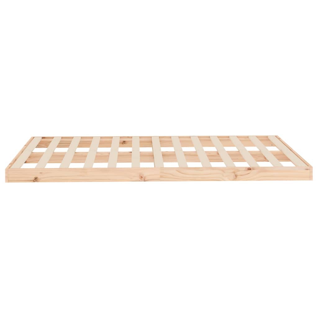 Solid Pine Wood Bed Frame 120x200 cm - Sturdy & Stylish Design