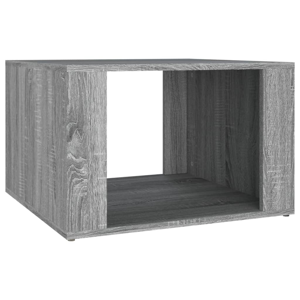 Gray Sonoma Bedside Table 57x55x36 cm - Engineered Wood Design