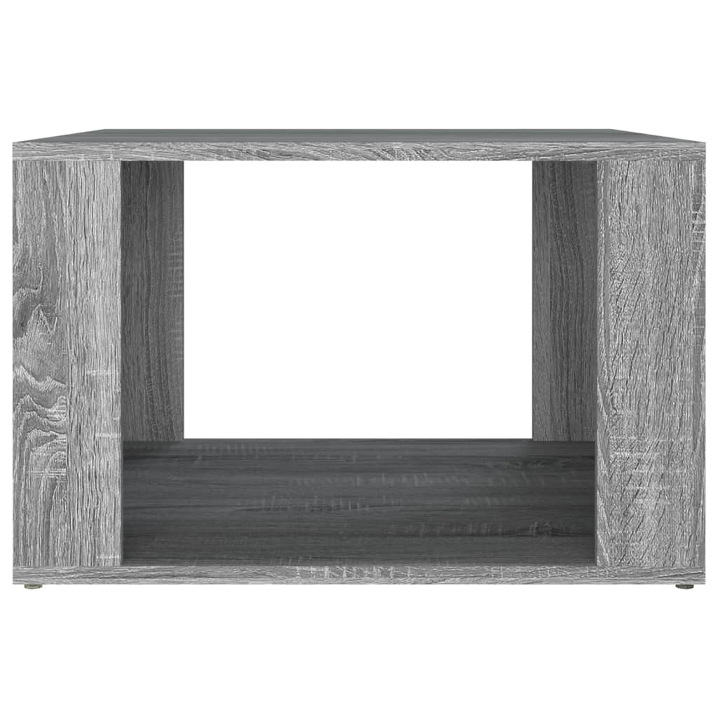 Gray Sonoma Bedside Table 57x55x36 cm - Engineered Wood Design