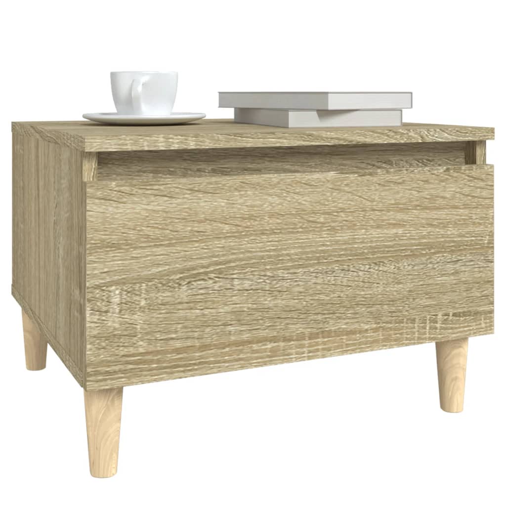 Sonoma Oak Side Tables 2-Piece Set - Engineered Wood, 50x46x35cm