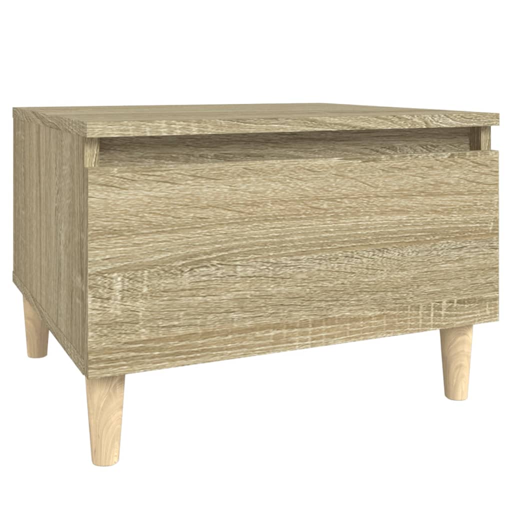 Sonoma Oak Side Tables 2-Piece Set - Engineered Wood, 50x46x35cm
