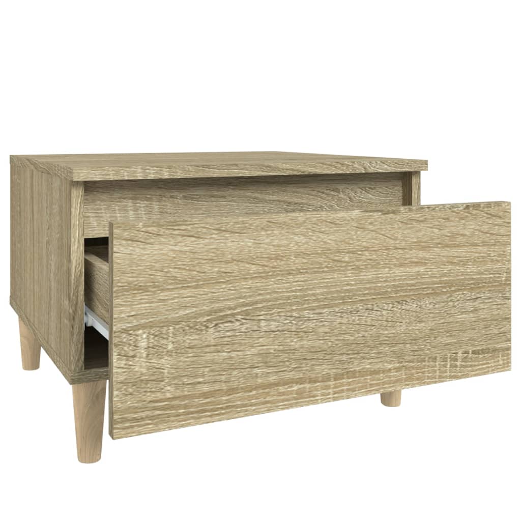 Sonoma Oak Side Tables 2-Piece Set - Engineered Wood, 50x46x35cm