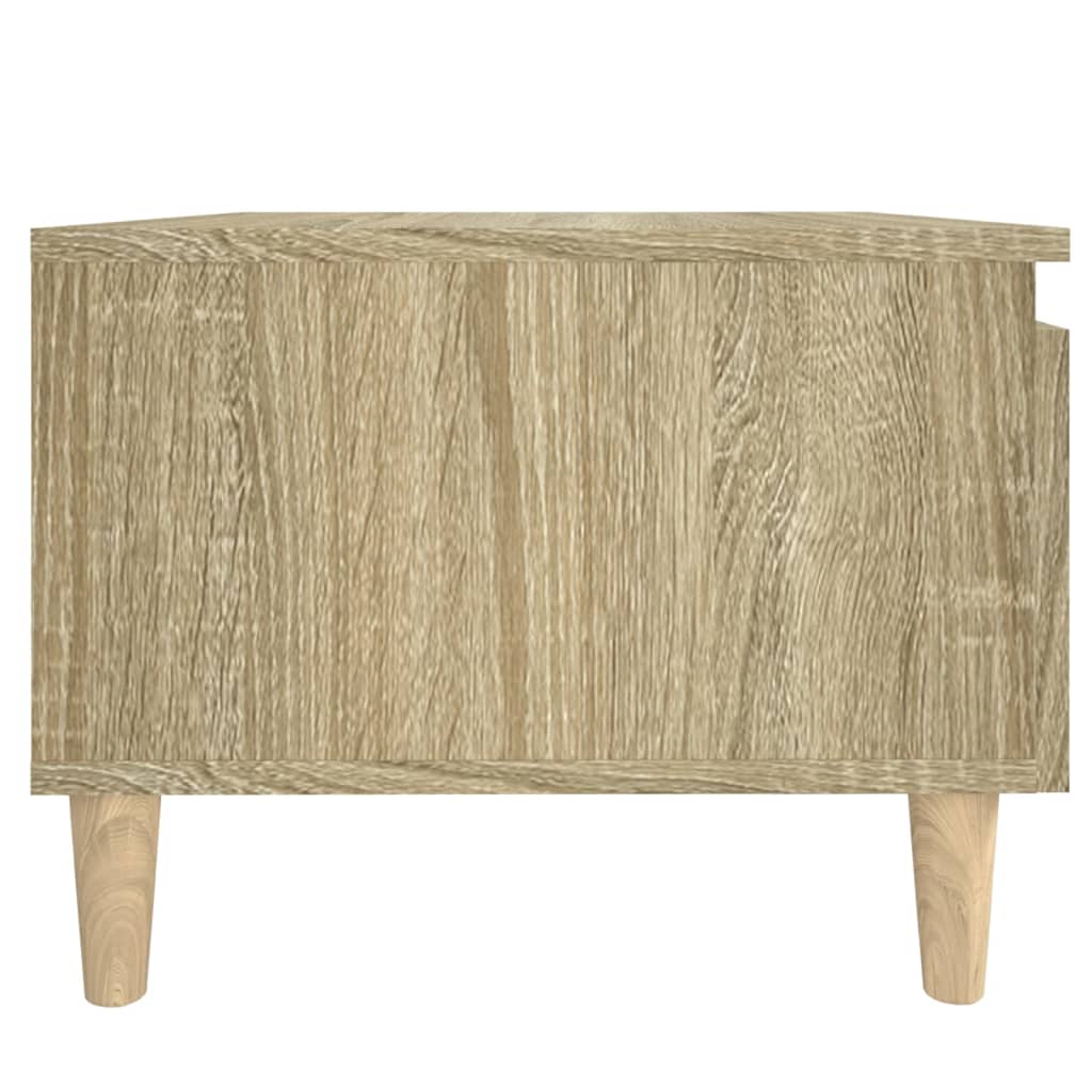 Sonoma Oak Side Tables 2-Piece Set - Engineered Wood, 50x46x35cm