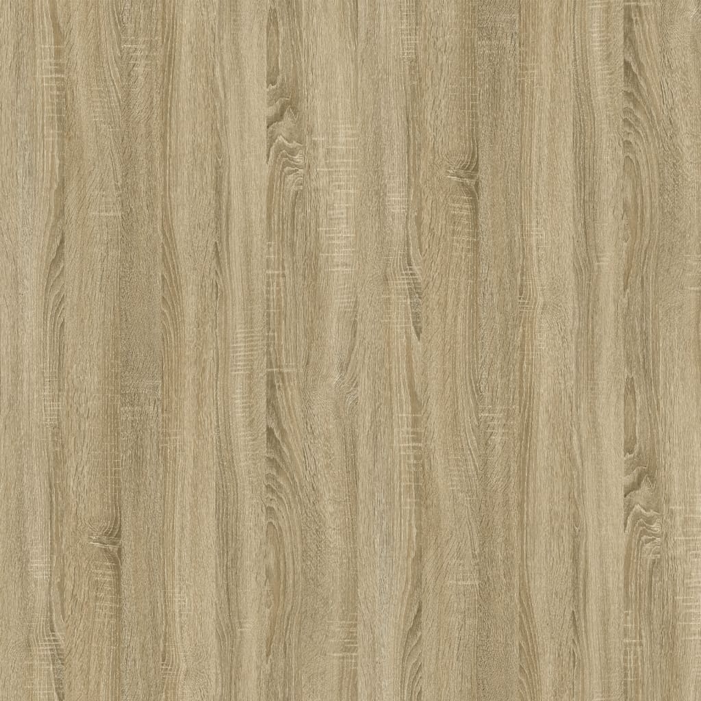 Sonoma Oak Side Tables 2-Piece Set - Engineered Wood, 50x46x35cm