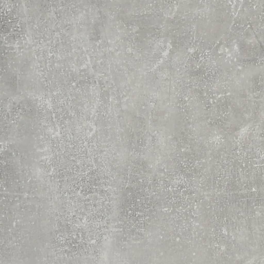2-Piece Concrete Grey Side Tables - Engineered Wood 50x46x35 cm