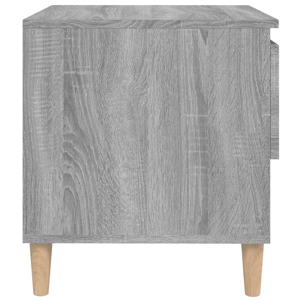 Grey Sonoma Bedside Tables Set of 2 - Engineered Wood 50x46x50