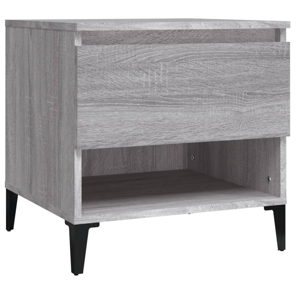 Sonoma Grey Side Tables 2-Pack, 50x46x50 cm, Engineered Wood