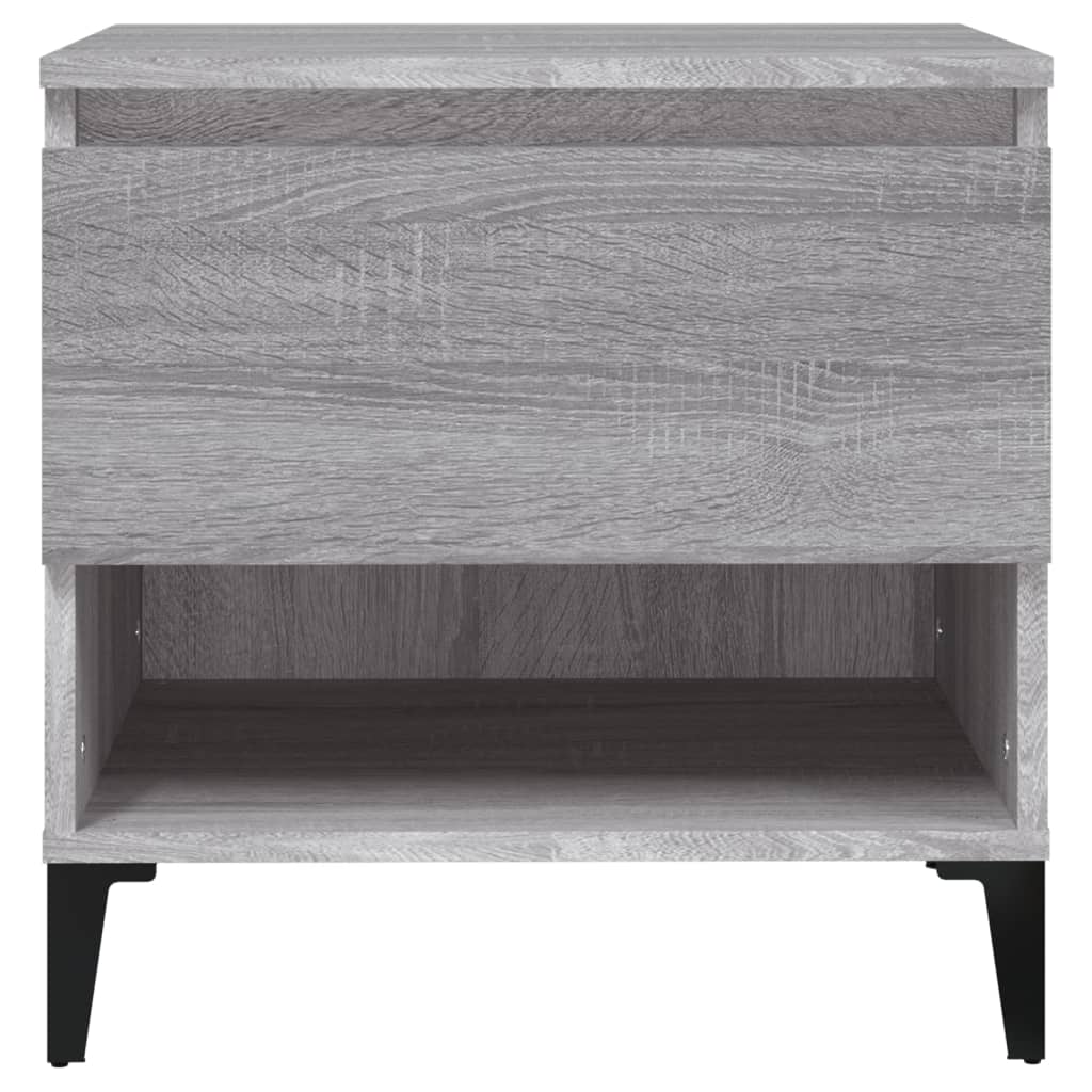 Sonoma Grey Side Tables 2-Pack, 50x46x50 cm, Engineered Wood