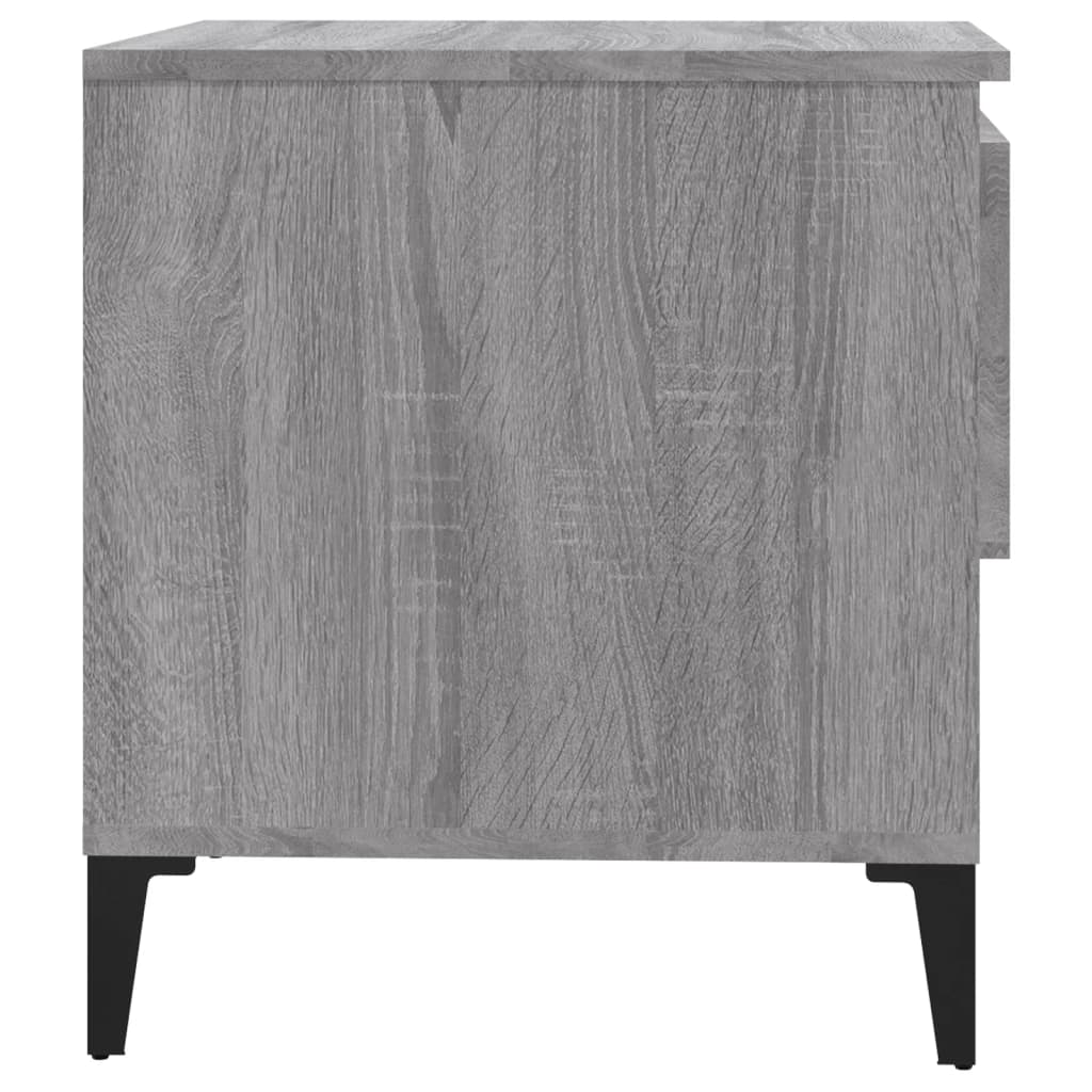 Sonoma Grey Side Tables 2-Pack, 50x46x50 cm, Engineered Wood