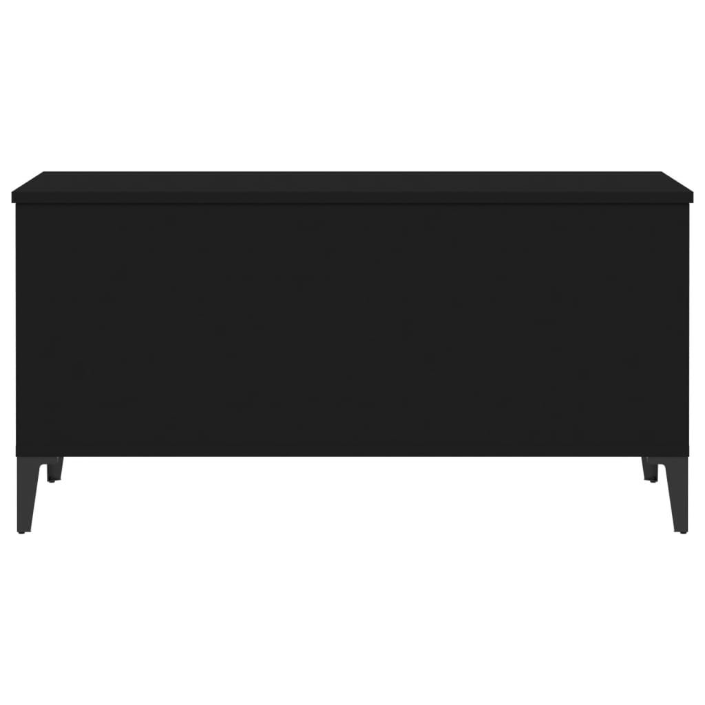 Coffee Table Black 90x44.5x45 cm Engineered Wood