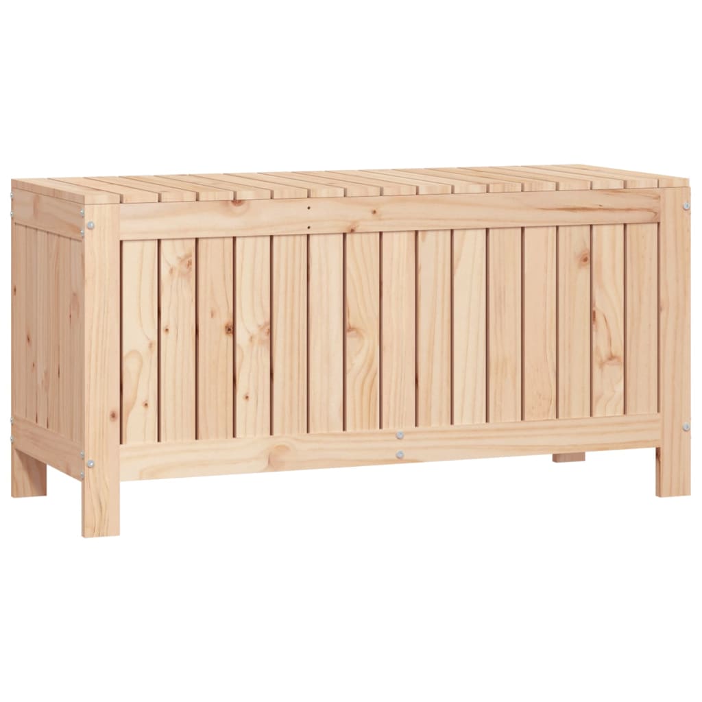 Solid Wood Pine Garden Storage Box 108x42.5x54 cm