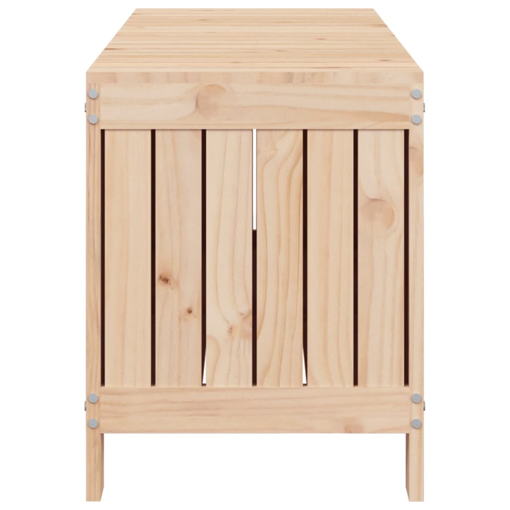 Solid Wood Pine Garden Storage Box 108x42.5x54 cm